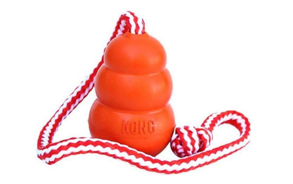 Kong Aqua, Ø 9 cm + 50 cm, orange, 117 g