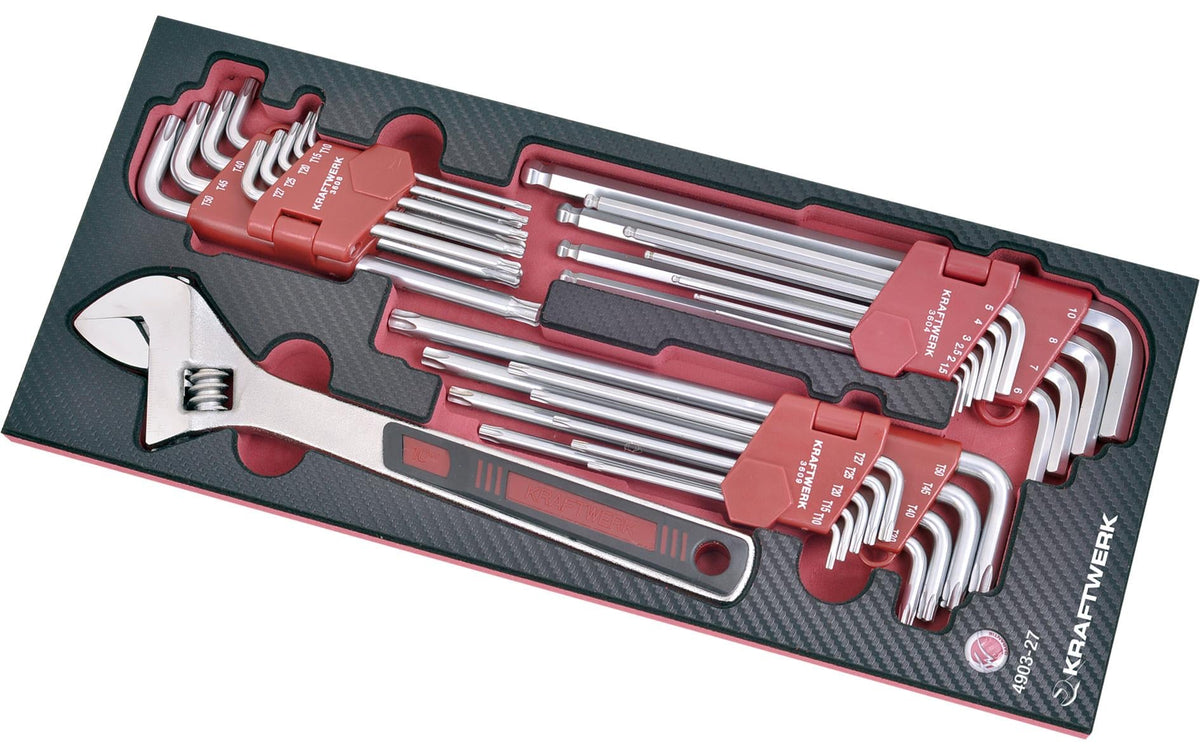 Completo EVA3 4903-27 Winkelstiftschlüssel 29-t. EVA3 Winkelstiftschüssel-Satz