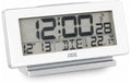 ADE digitaler Funkwecker,Temp-& Datumsanzei Weiss, 8x3.3x8 cm, Snoozefunktion