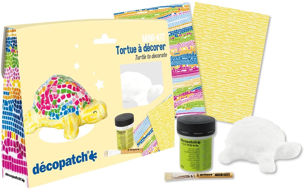 décopatch Bastelset Schildkröte Komplettset, 19 x 4.5 x 13.5 cm