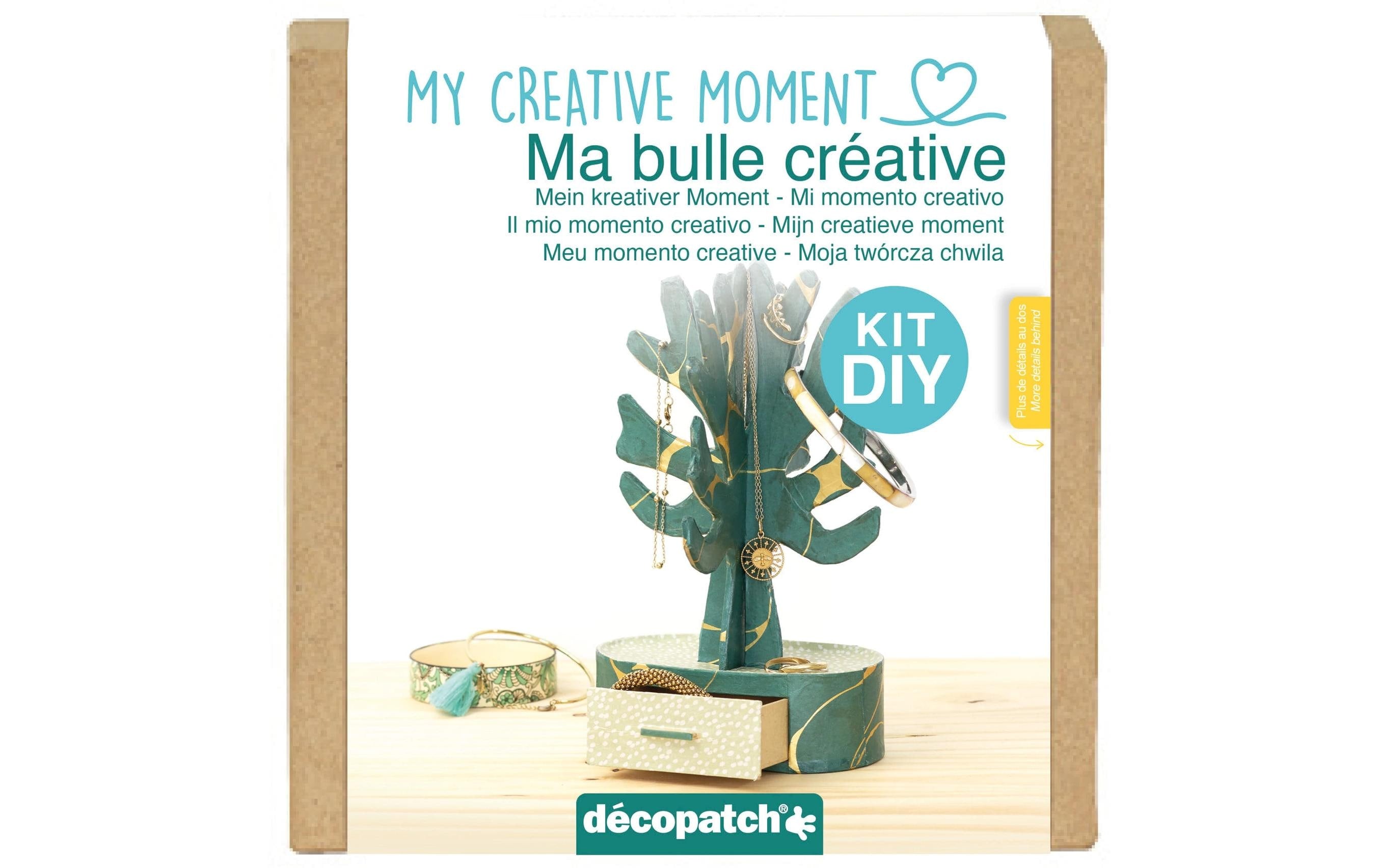 décopatch Bastelset Schmuckbaum Komplettset,5 x 16 x 16 cm