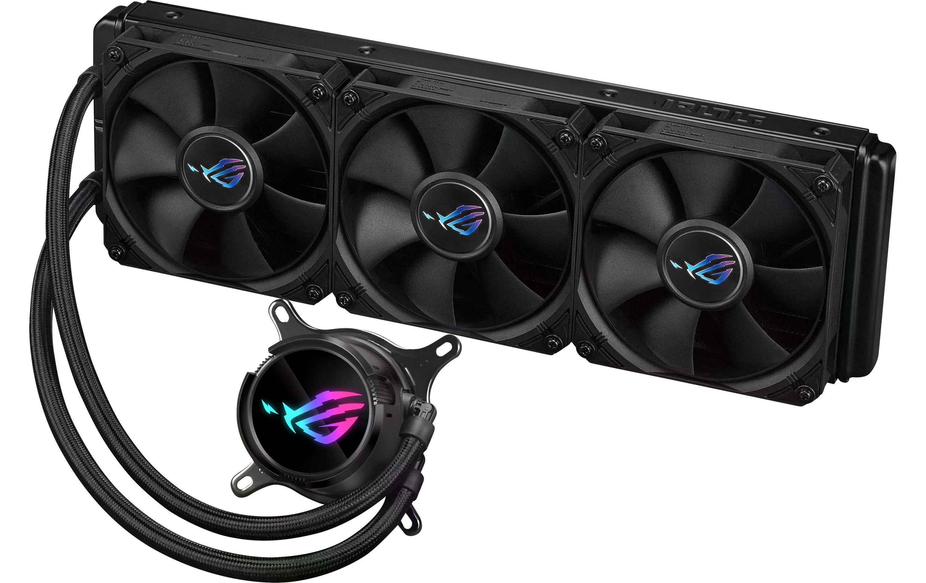 Asus ROG STRIX LC III 360 Liquid CPU Cooler, LCD, 3x120mm