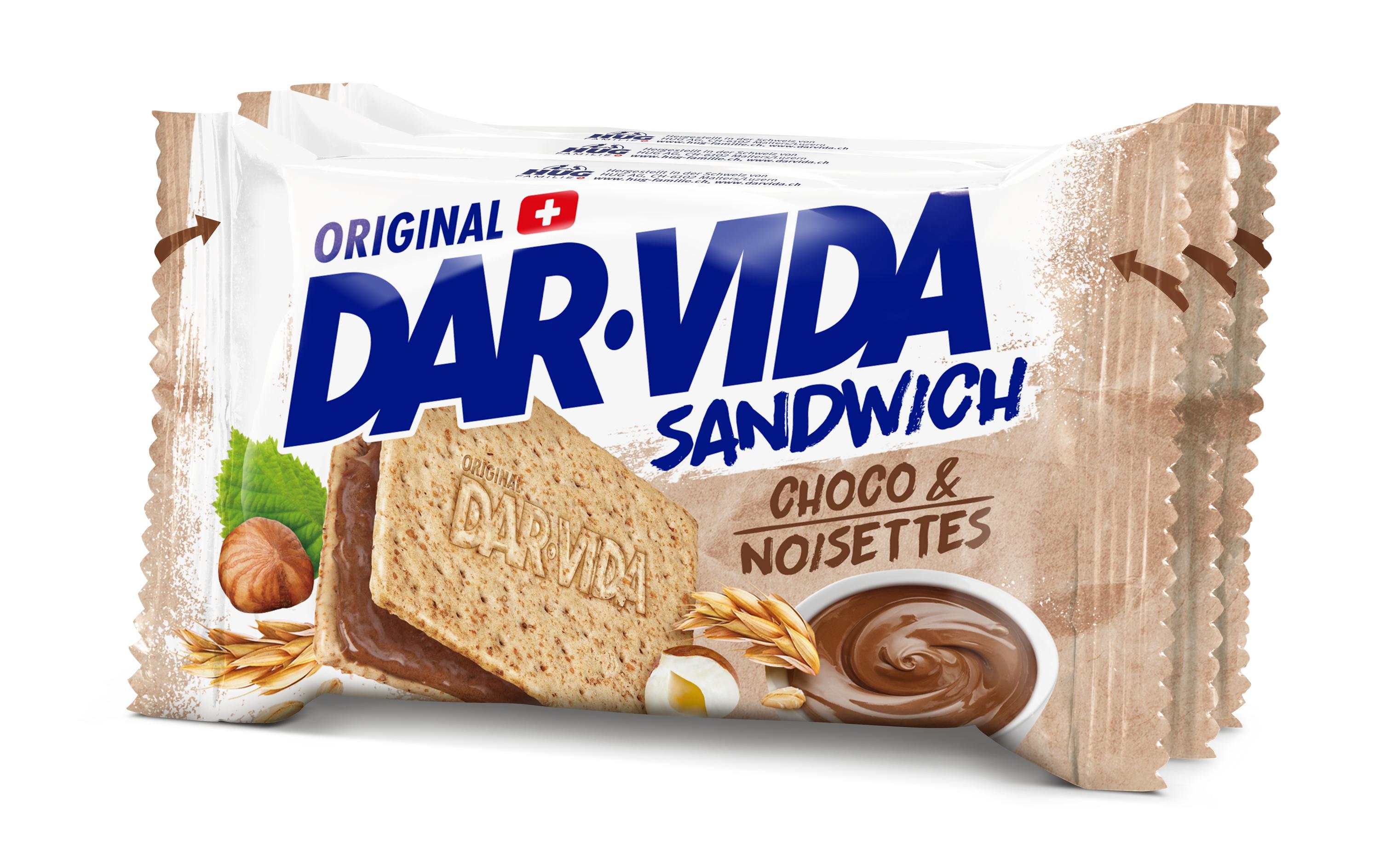 DAR-VIDA Sandwich Choco & Haselnuss 195g