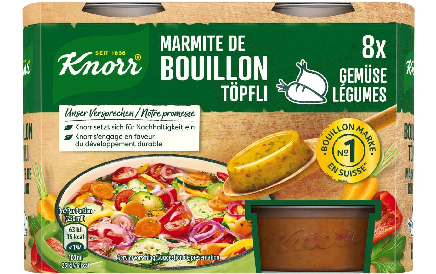 KNORR Bouillon Töpfli Gemüse 4 Liter
