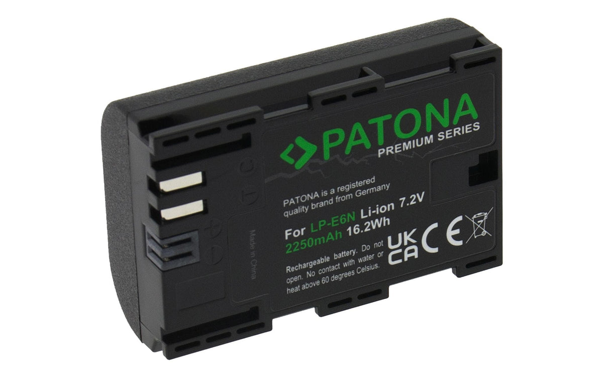 PATONA Premium Akku Canon LP-E6N 2040mAh / 7,2V / 14,7Wh