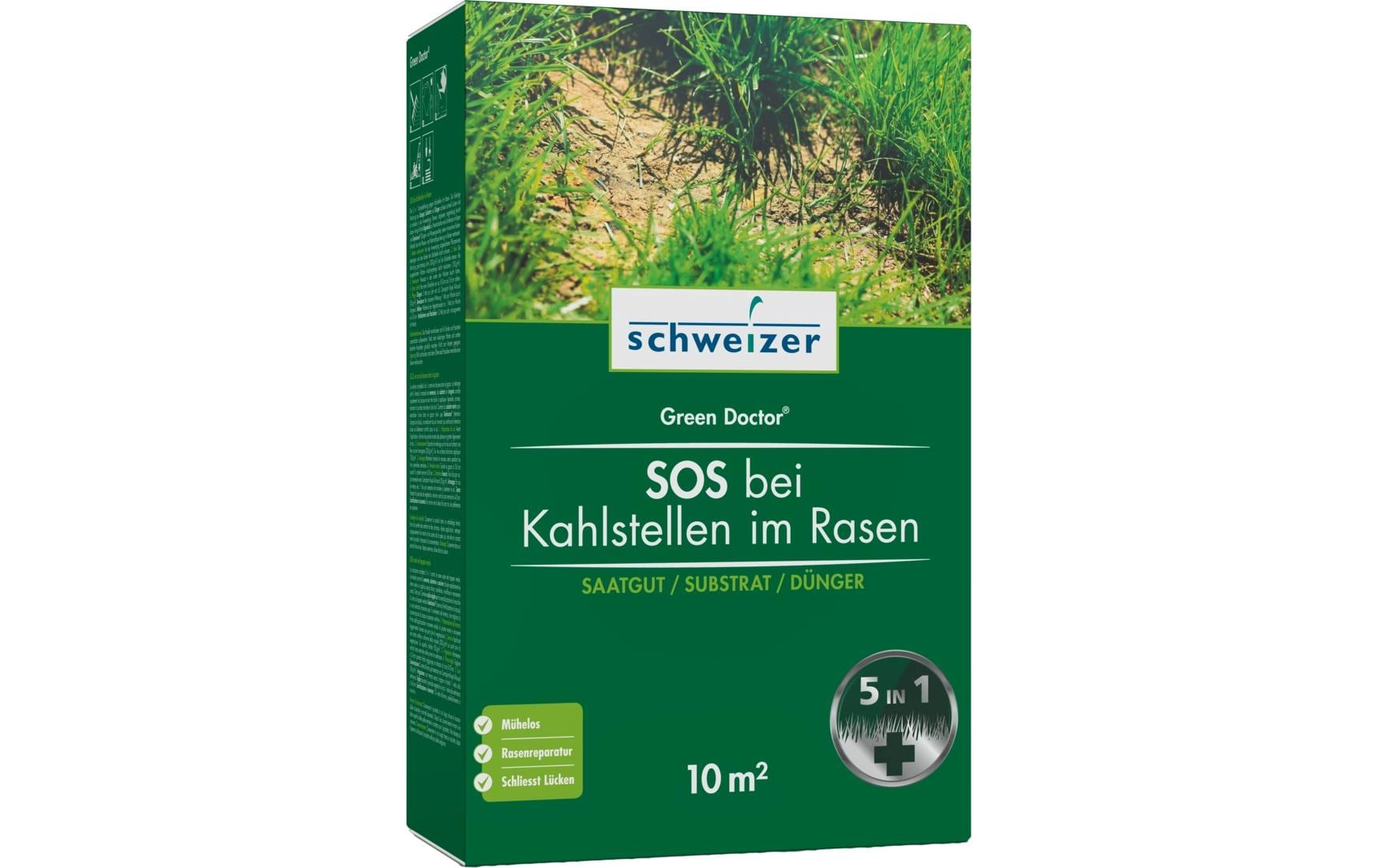 Eric Schweizer Green Doctor SOS bei Kahlstellen im Rasen