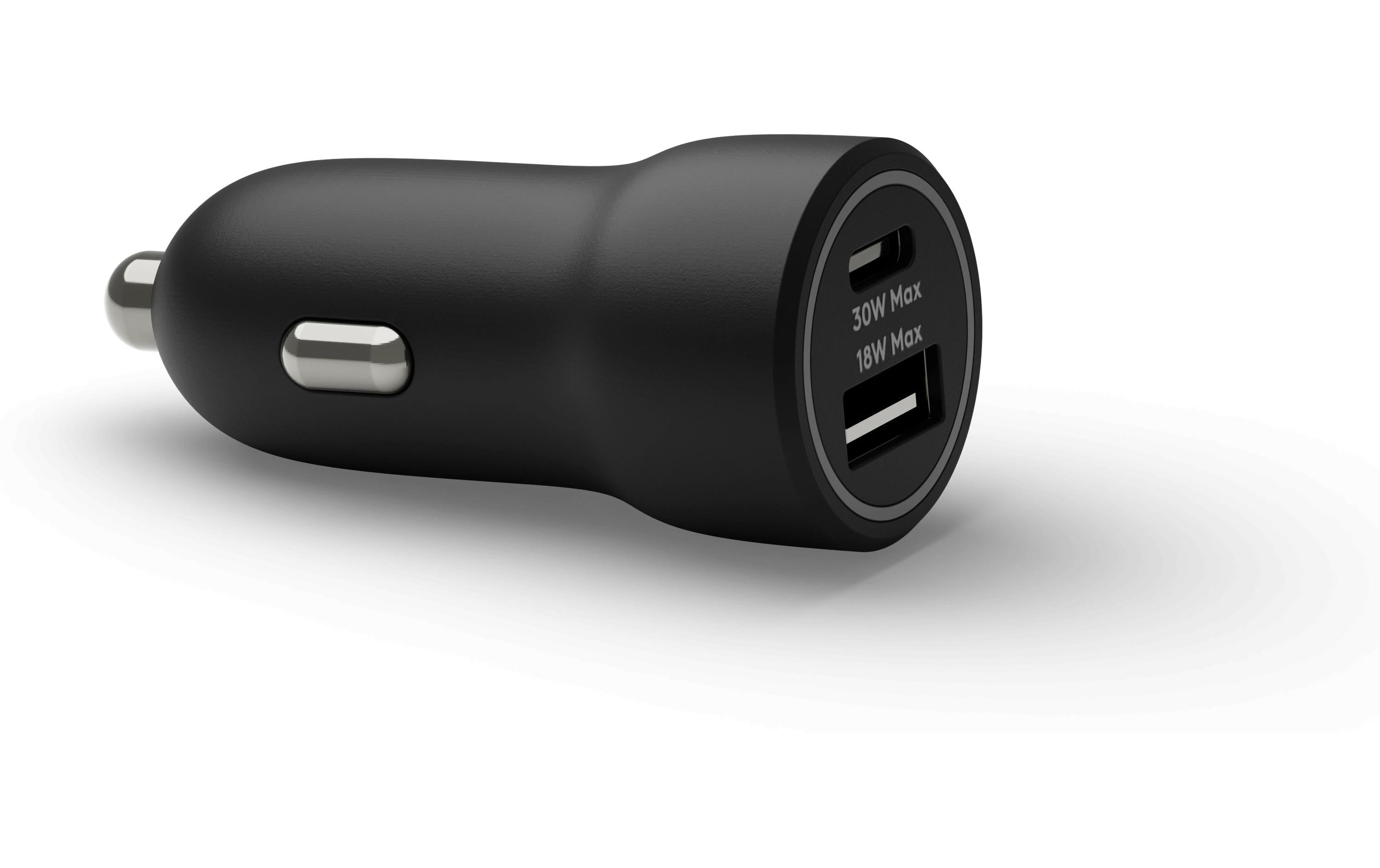 dbramante Car Charger USB-C+USB-A 30W+18W 12/24V Black