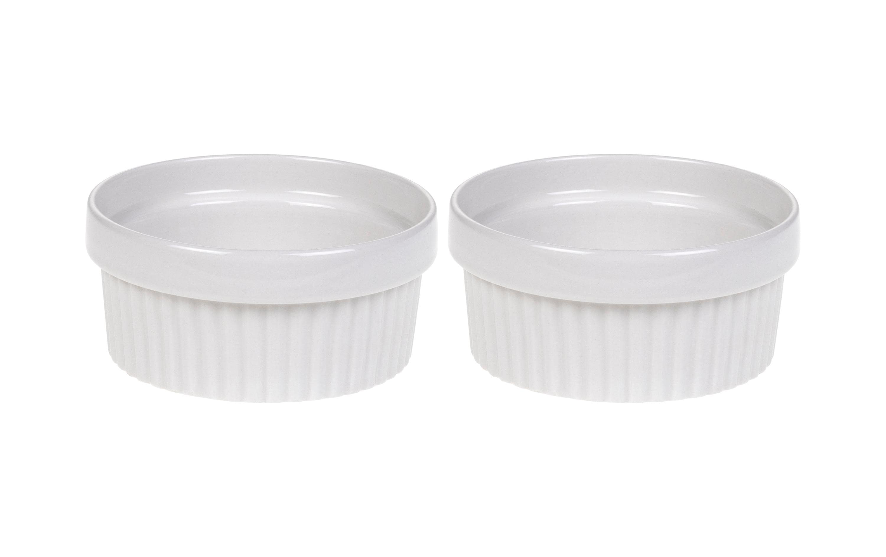 FURBER Backförmchen 260ml 2er Set 2x260ml, Porzellan