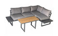 COCON Lounge Montreux hellgrau, 175x78x70cm