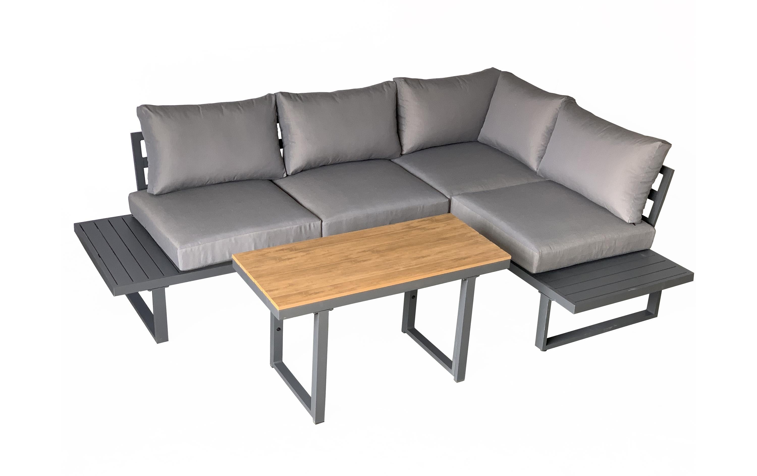 COCON Lounge Montreux hellgrau, 175x78x70cm