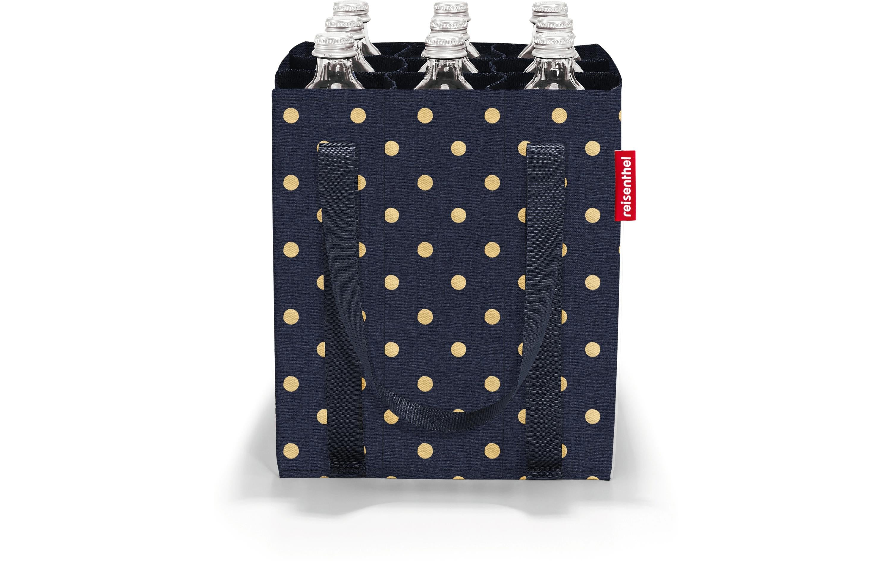 Reisenthel Flaschentasche bottlebag metallic dots blue
