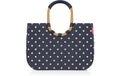 Reisenthel Einkaufskorb loopshopper L frame metallic dots blue