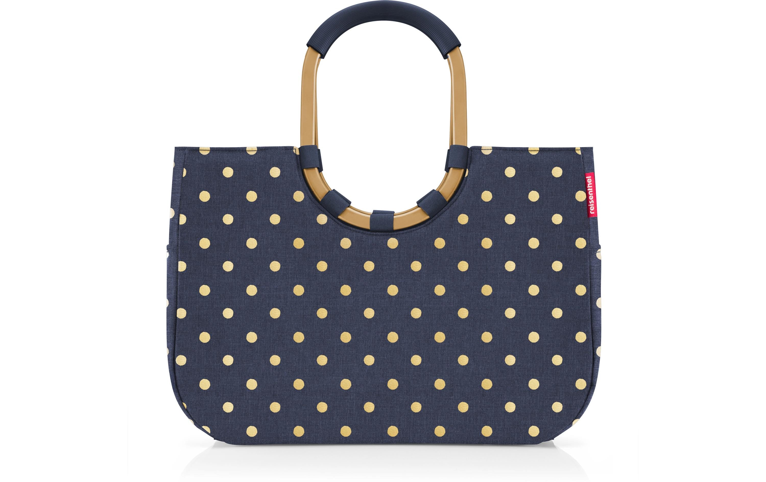 Reisenthel Einkaufskorb loopshopper L frame metallic dots blue