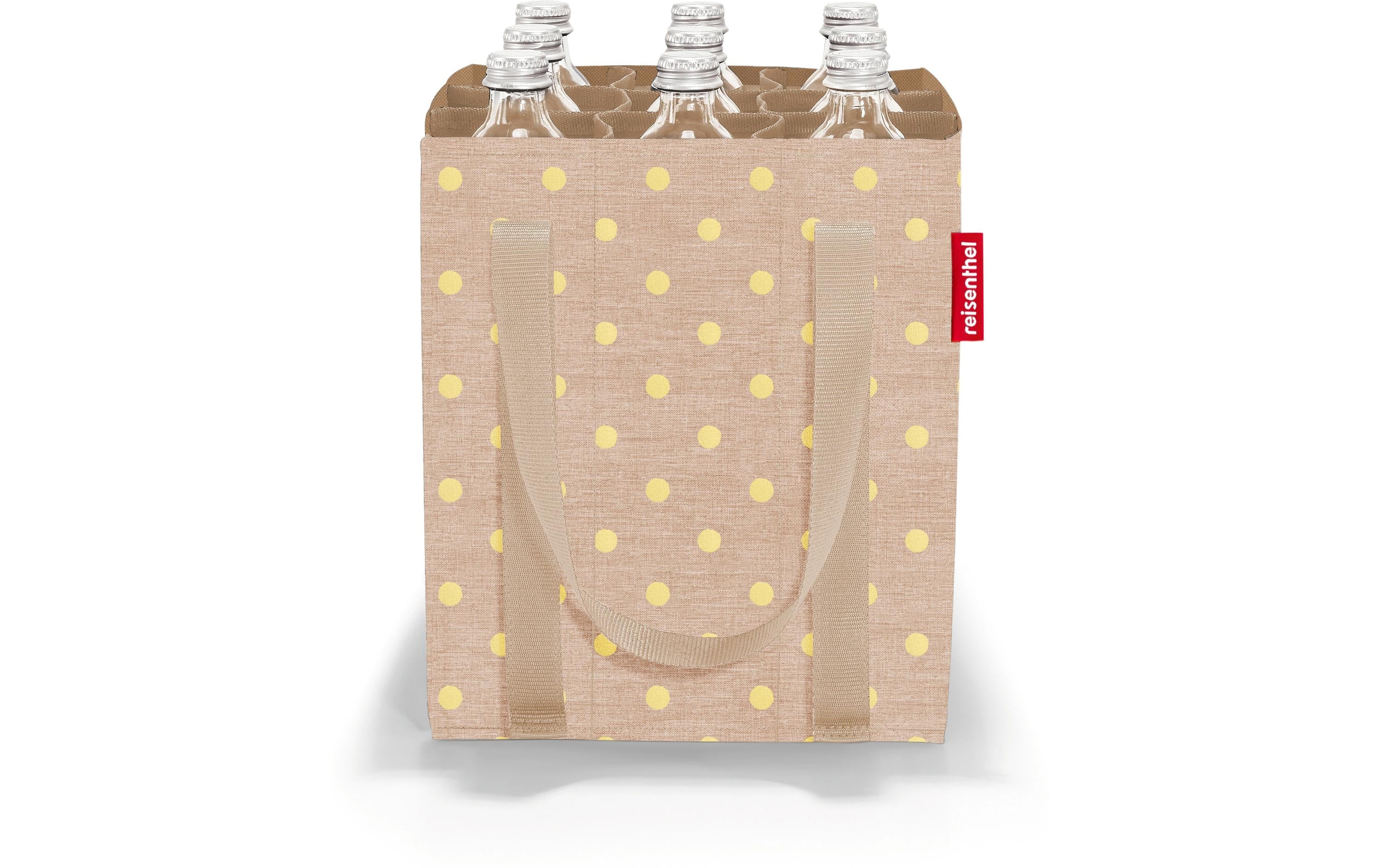 Reisenthel Flaschentasche bottlebag metallic dots coffee