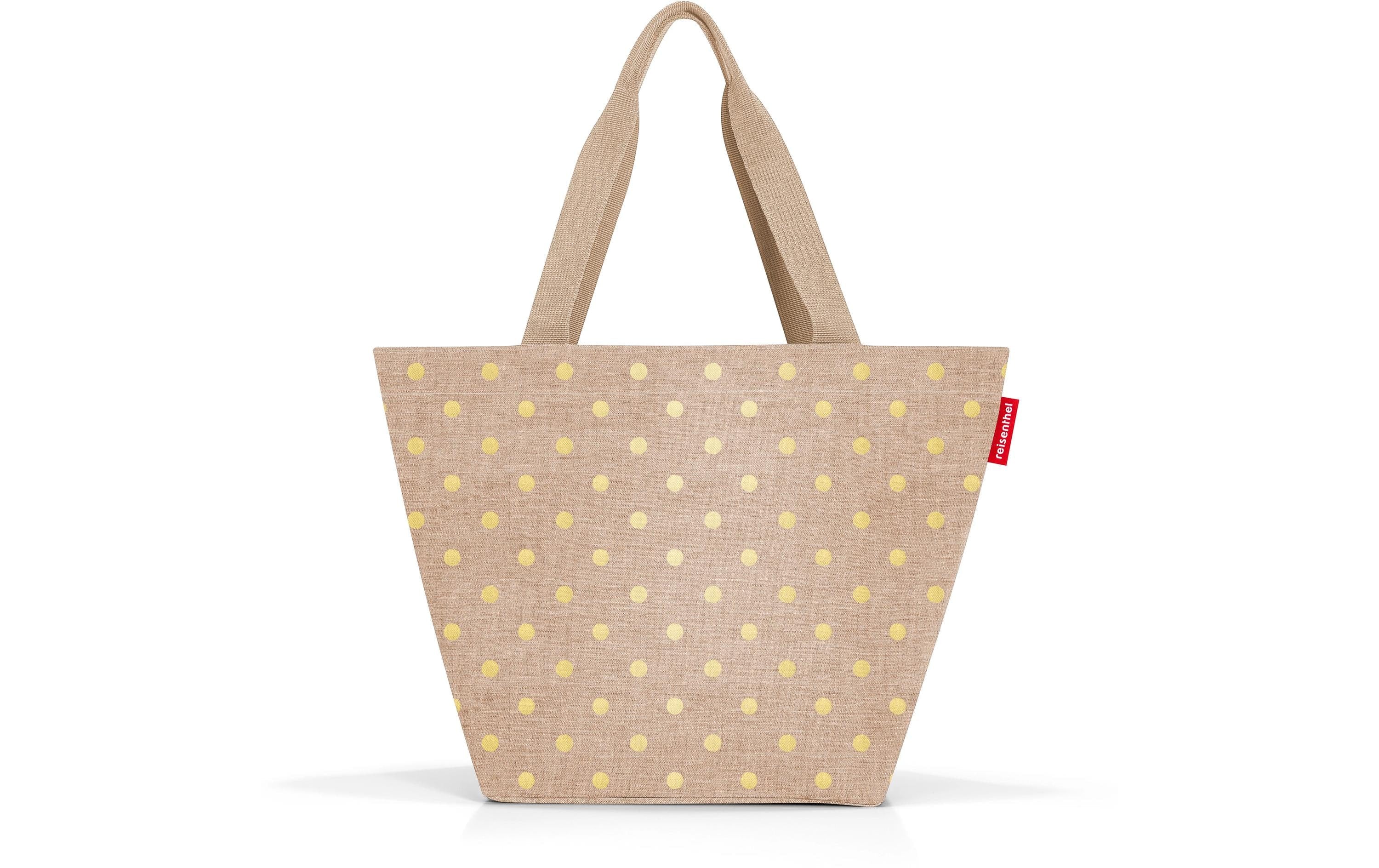 Reisenthel Tasche shopper M metallic dots coffee