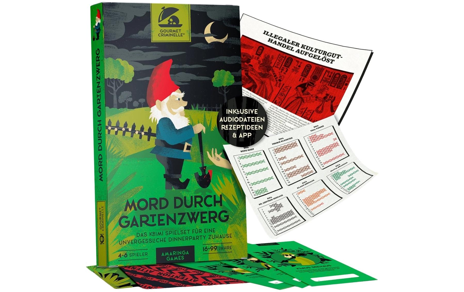 Mord durch Gartenzwerg ab 16 Jahren, 4-6 Spielende