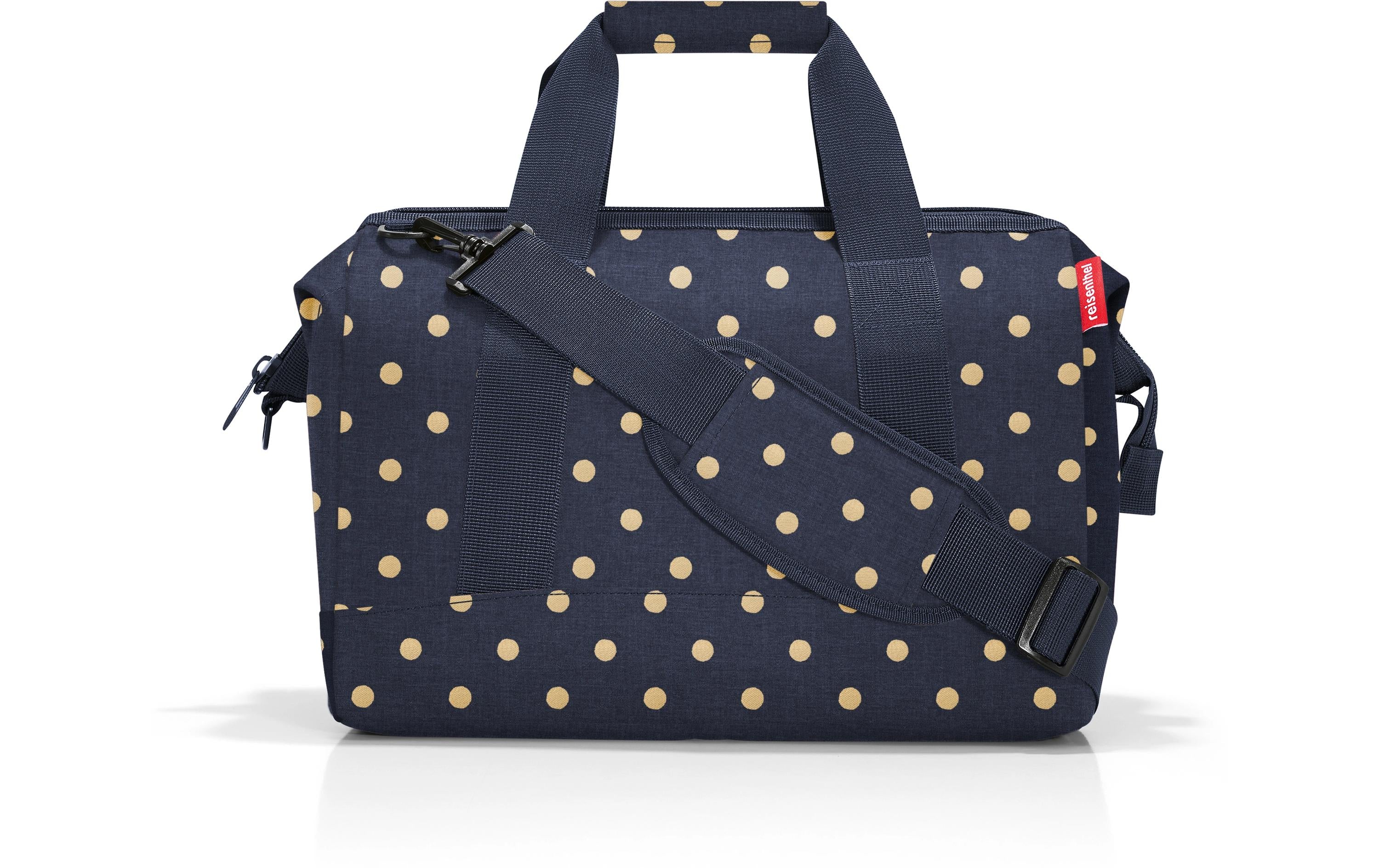 Reisenthel Umhängetasche allrounder M metallic dots blue
