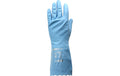 Reinigungshandschuh M, blau blau, vinyl