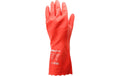 Reinigungshandschuh S, rot rot, vinyl