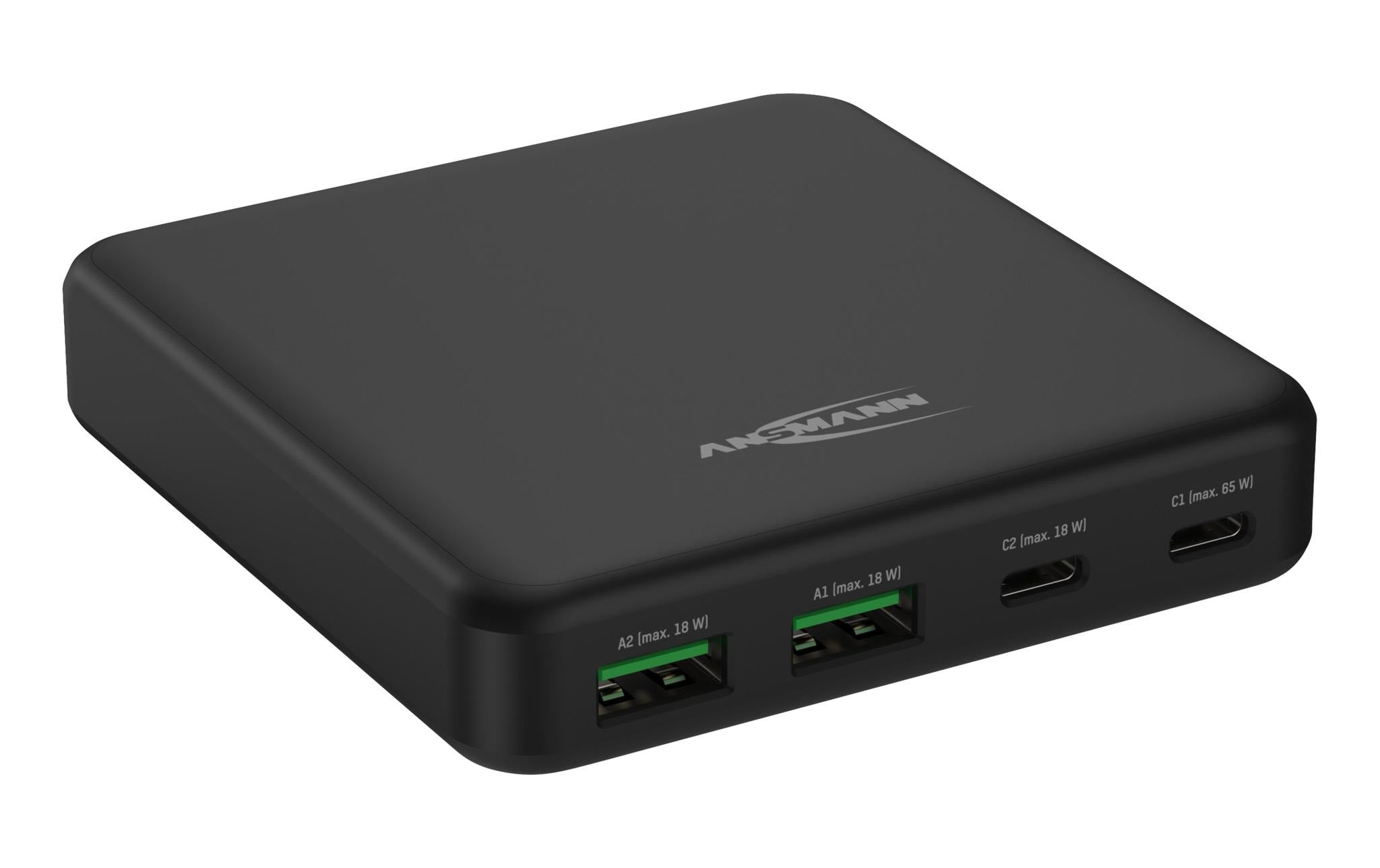 Ansmann Powerbank Desktop Charger 65W, 2xUSB, 2xUSB-C sz