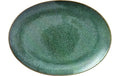 Bitz Schale 45x35 cm, Schwarz-Grün 1 Stück, Oval, Steingut