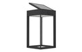 EGLO LED Solarwandleuchte SUZZARA schwarz LED (Solar) 6W Neutralweiss Sensor