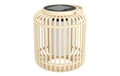 EGLO LED Solarlaterne MARLIANO braun LED (Solar) 2,5W Neutralweiss ein/aus