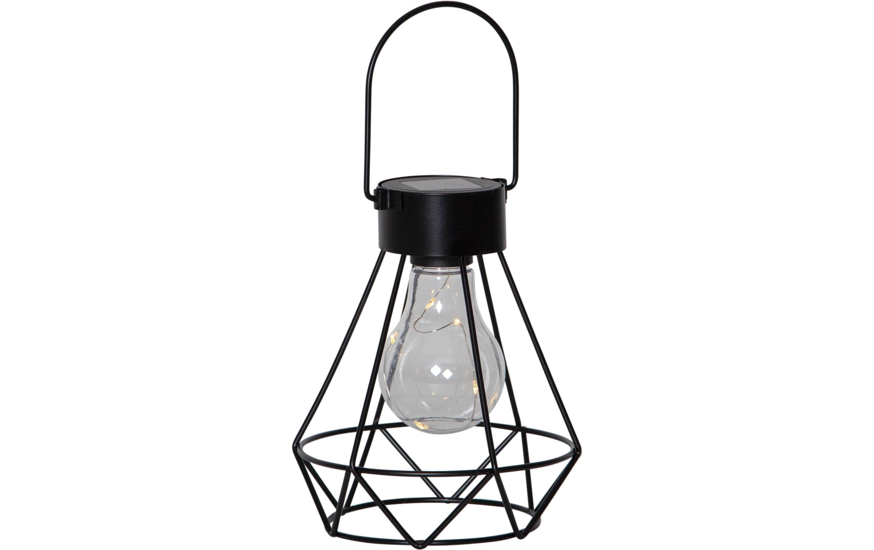 EGLO LED Solarlaterne schwarz LED (Solar) 5x0,03W Warmweiss ein/aus