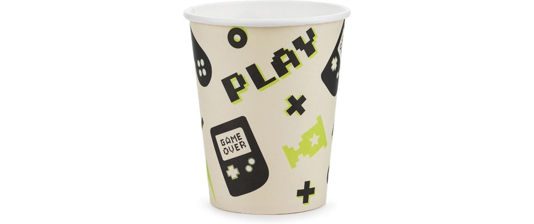 Partydeco Becher Game 220 ml, 6 Stück