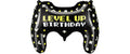 Partydeco Folienballon Game Controller schwarz, 72 x 52 cm, 1 Stk