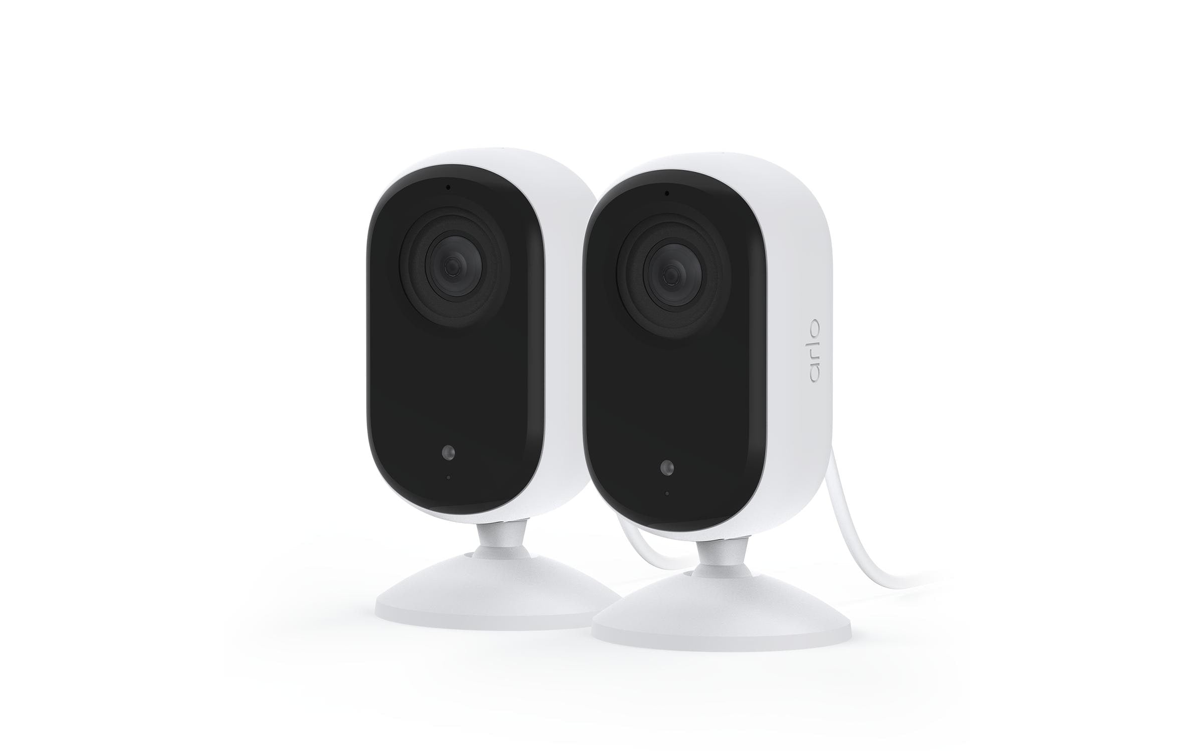 Arlo VMC3260: IP Kamera 2er Pack Arlo Essential2 Indoor 2K-Kamera weiss