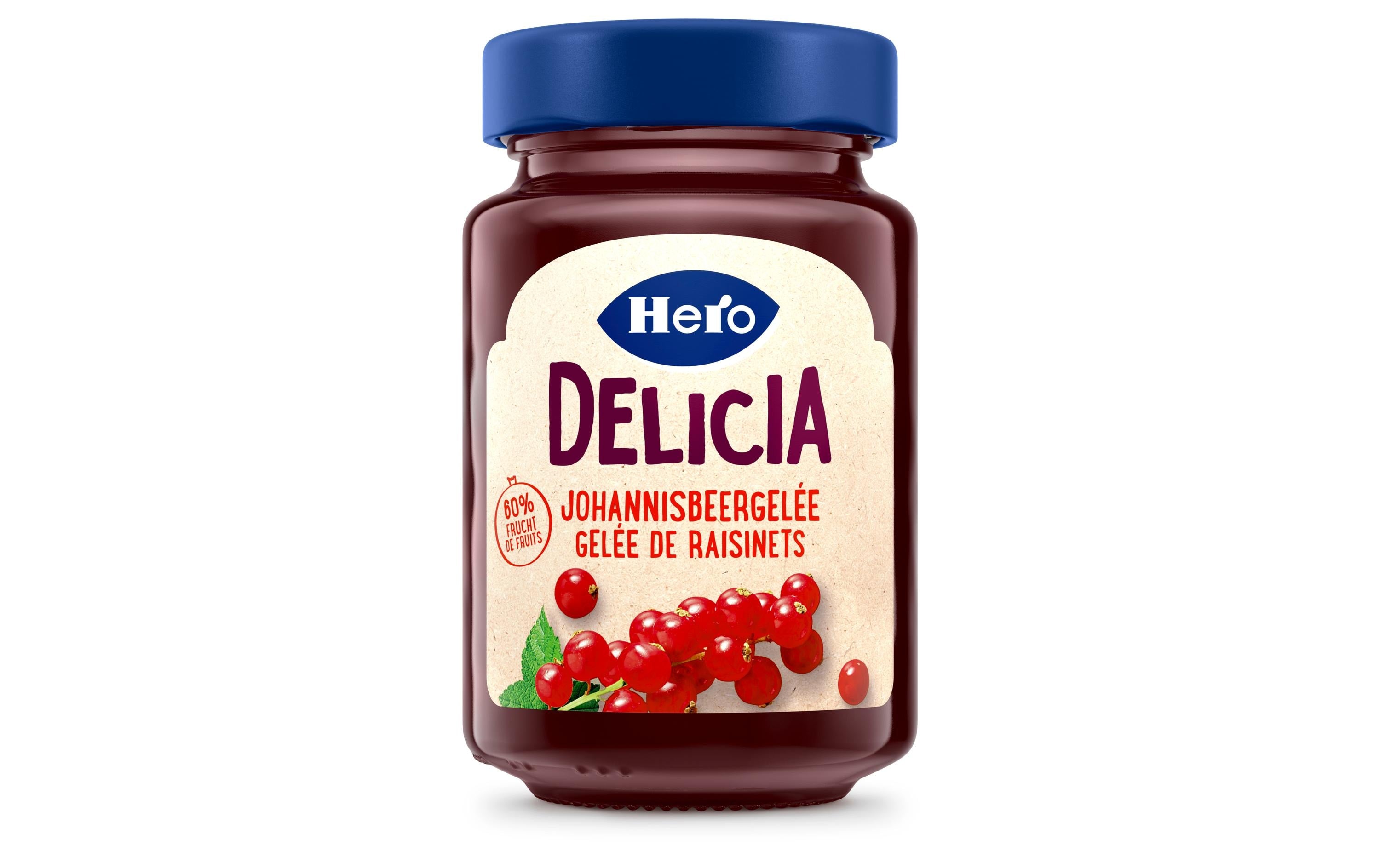 Hero Delicia Original Johannisbeergelée Glas 290g