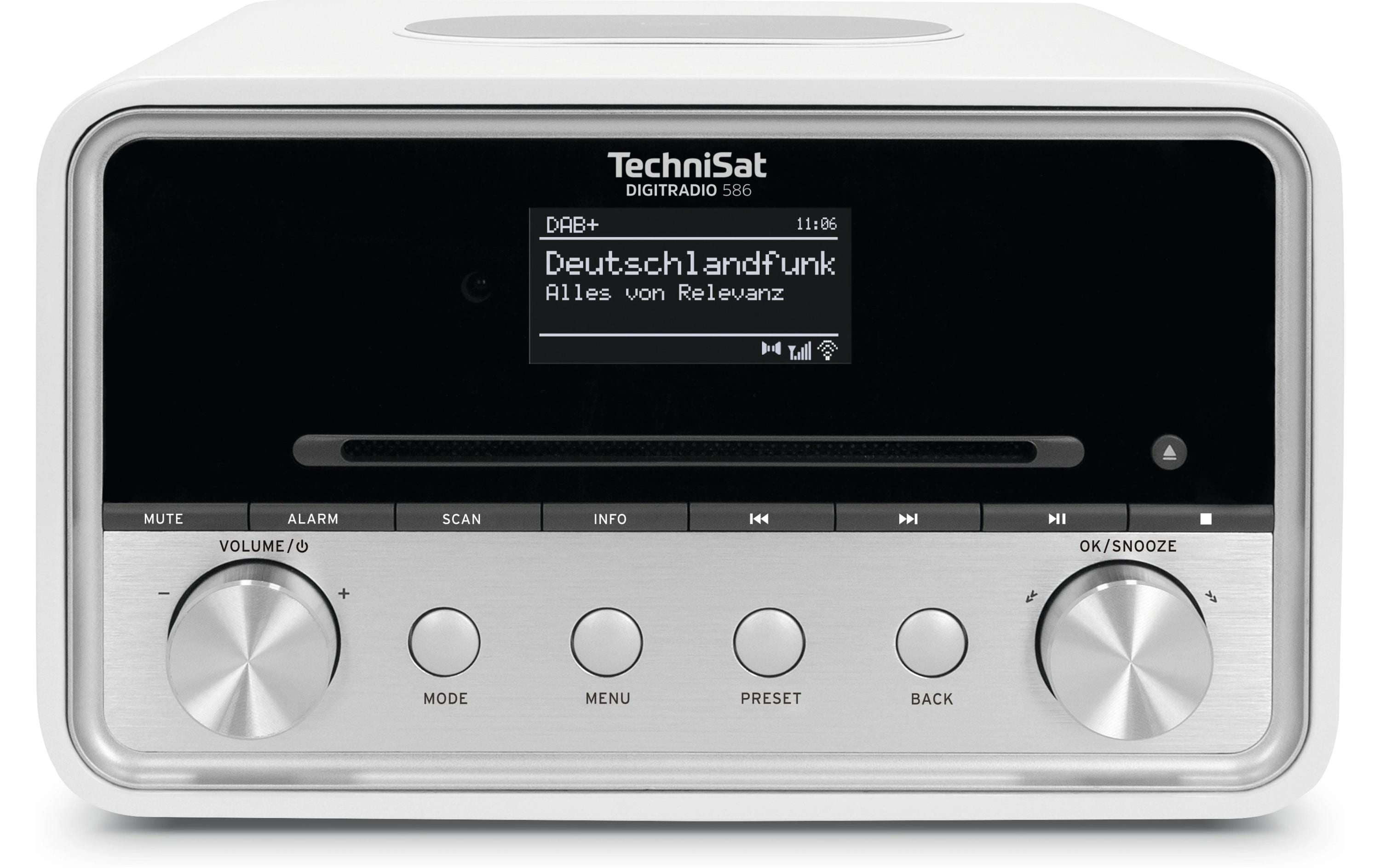 TechniSat DigitRadio 586, Weiss-Silber