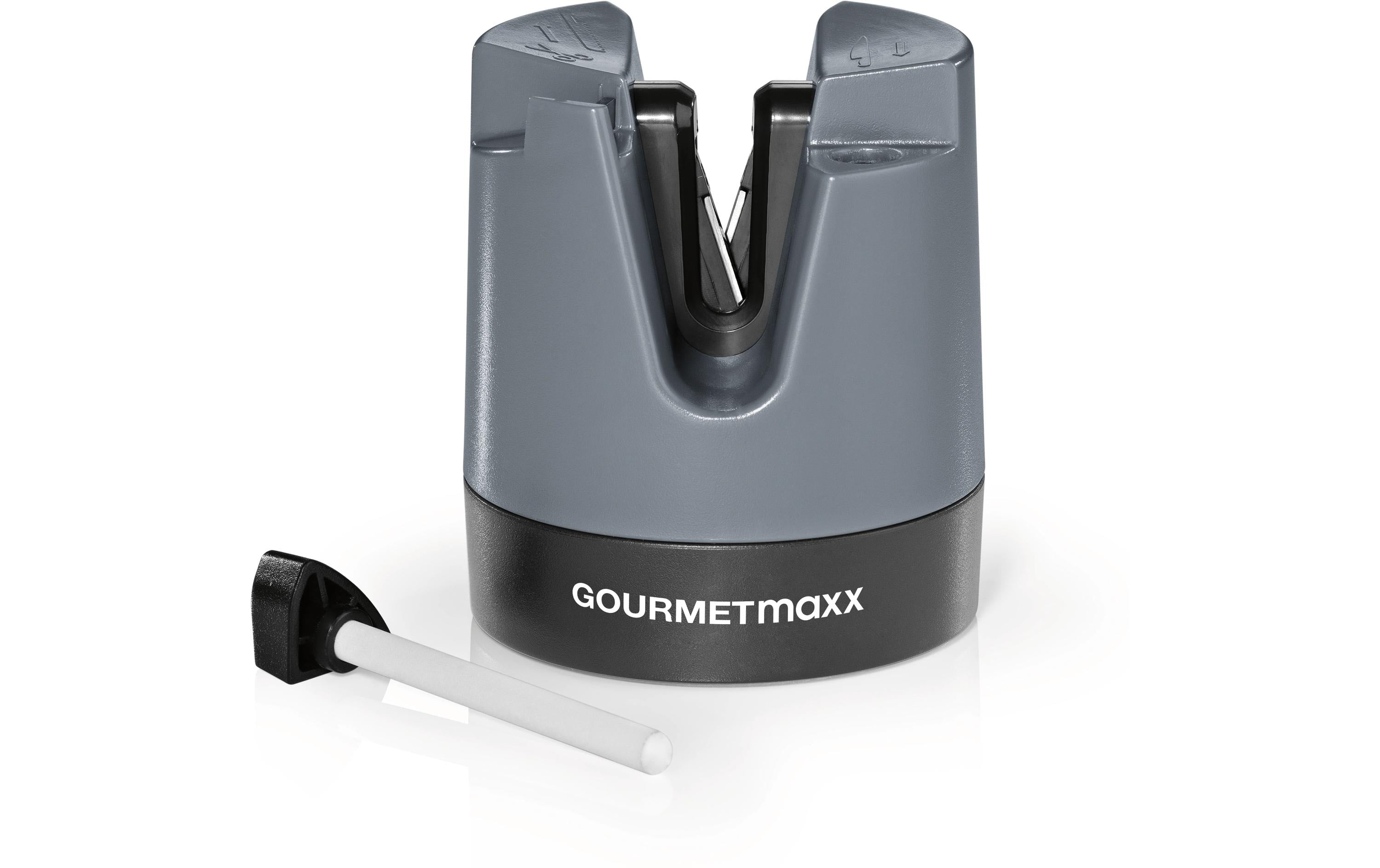 GOURMETmaxx Messerschärfer Wolframstahl, inkl. Polierstab