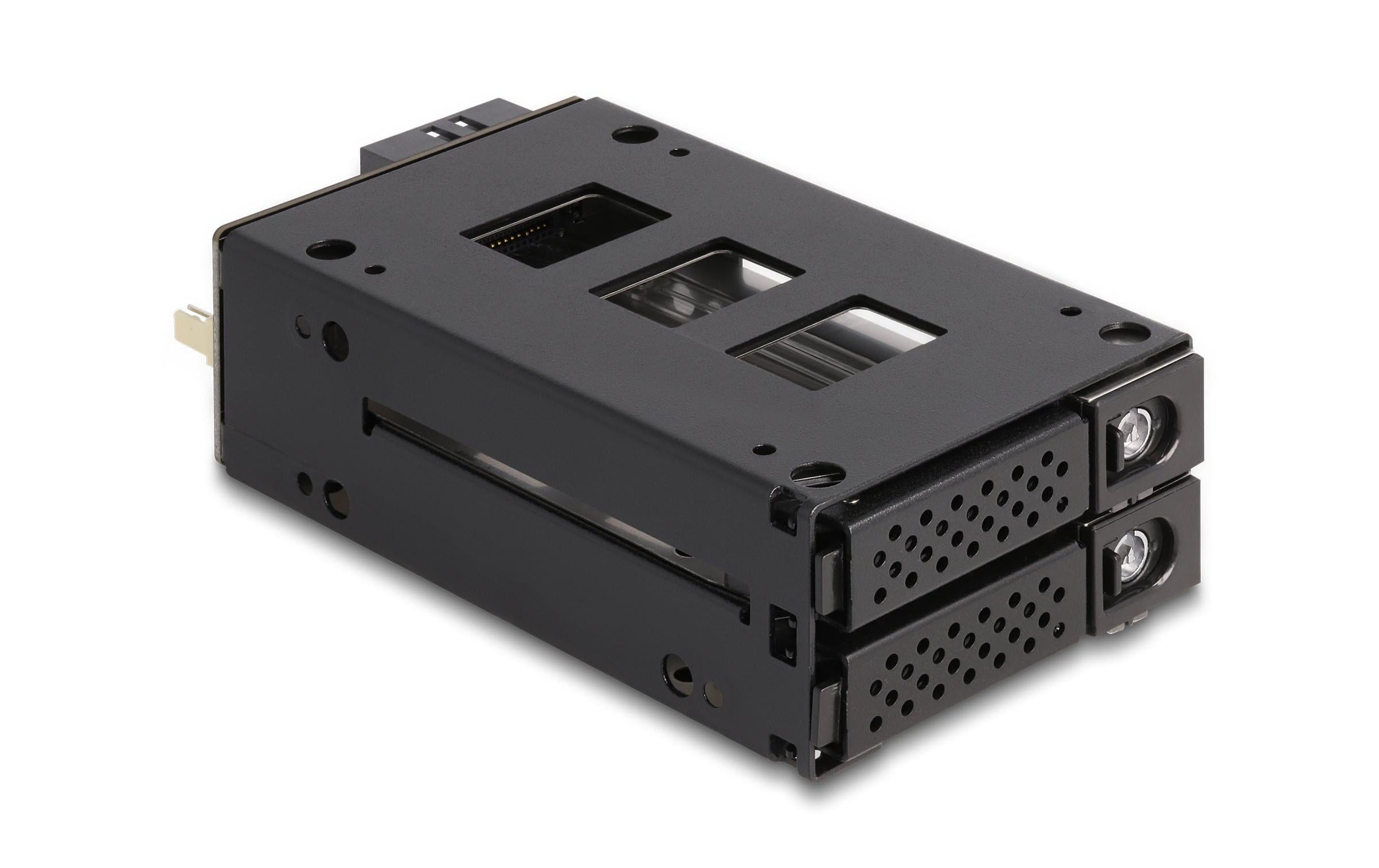 Delock Slim Bay Wechselrahmen für 2x2.5" U.2 NVMe SSD