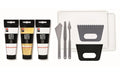 Marabu Acryl-Pasten-Set Structured Art 10-teilig, 3 x 100 ml Paste, Zubehör