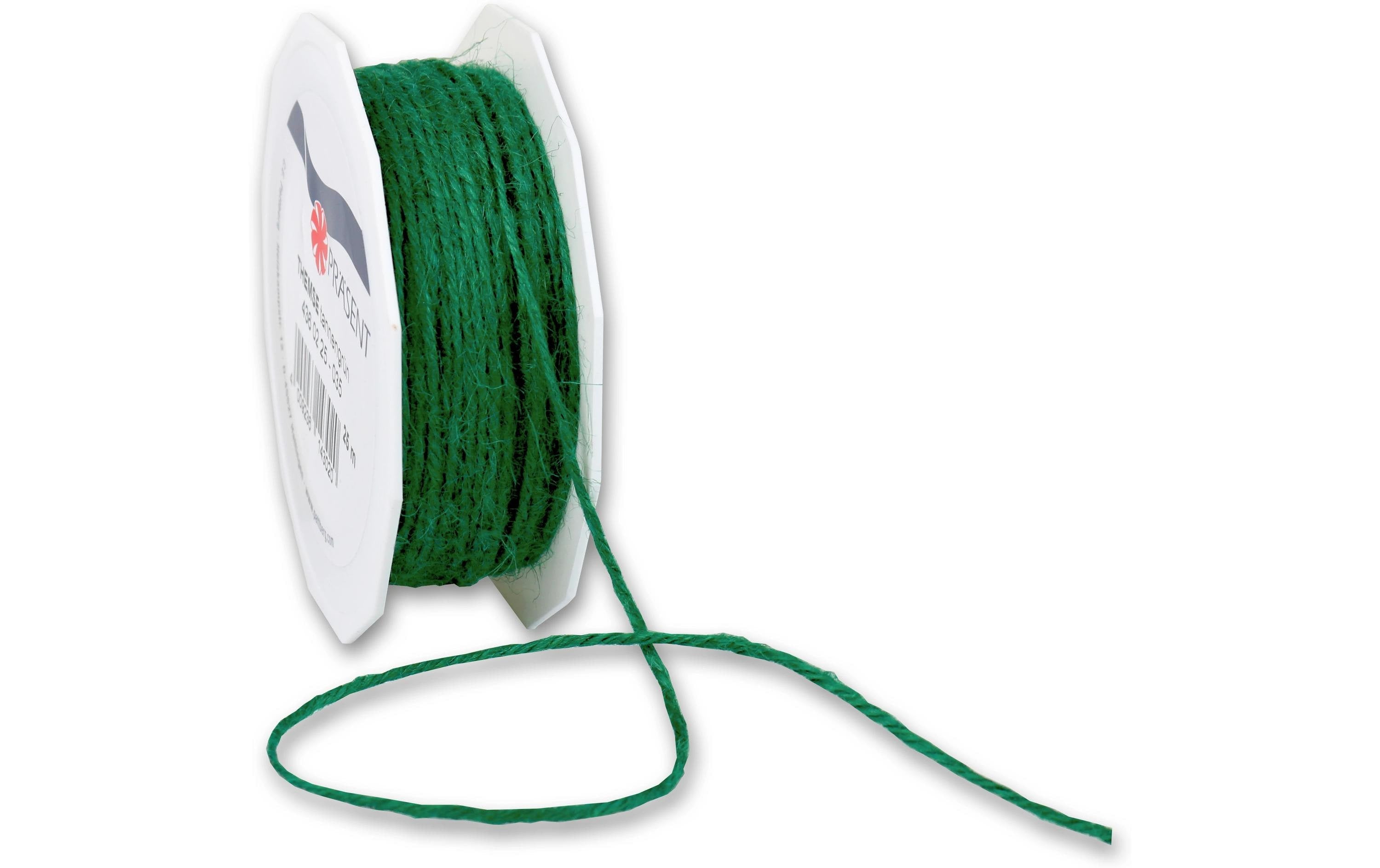 Pattberg Juteband Grösse: 2 mm x 25 m, tannengrün