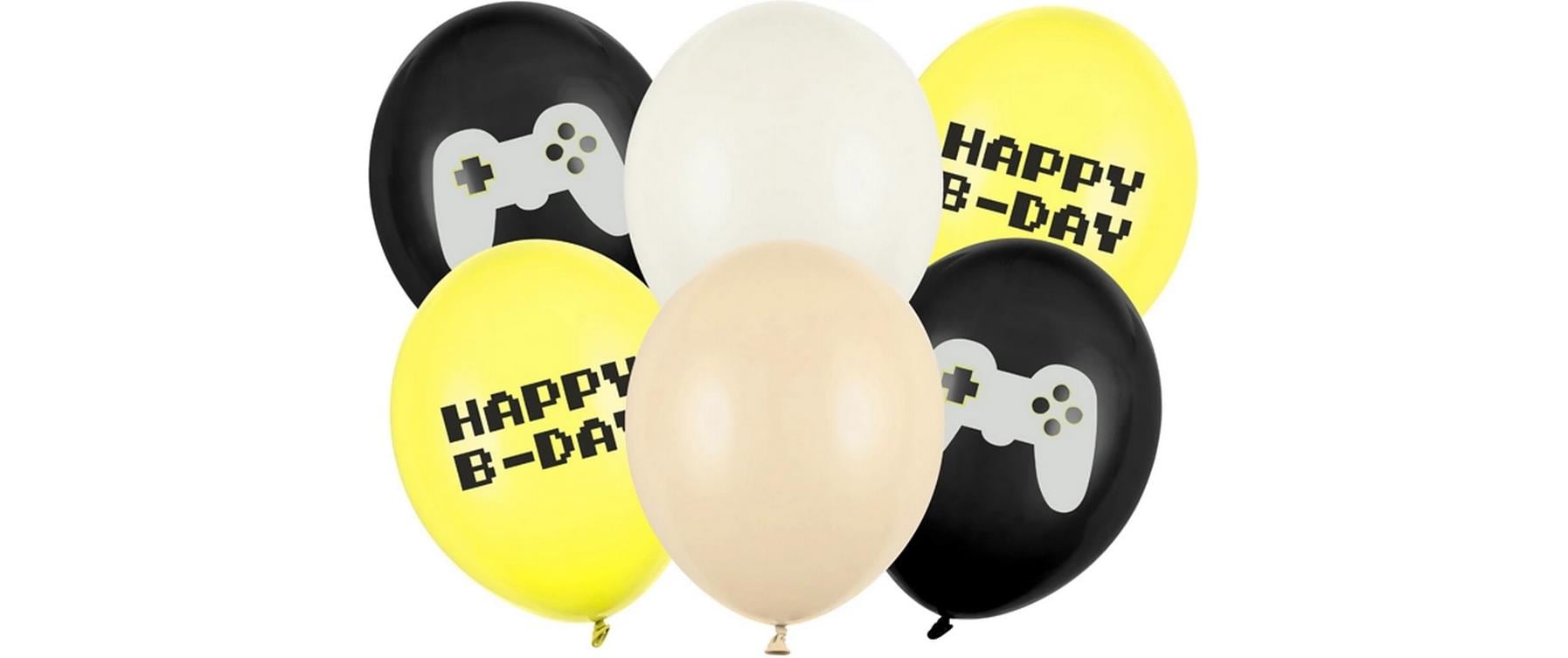 Partydeco Ballon Game 30 cm, 6 Stk