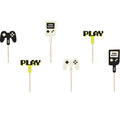 Partydeco Caketopper Game mix, 6-10.5 cm, 6 Stk