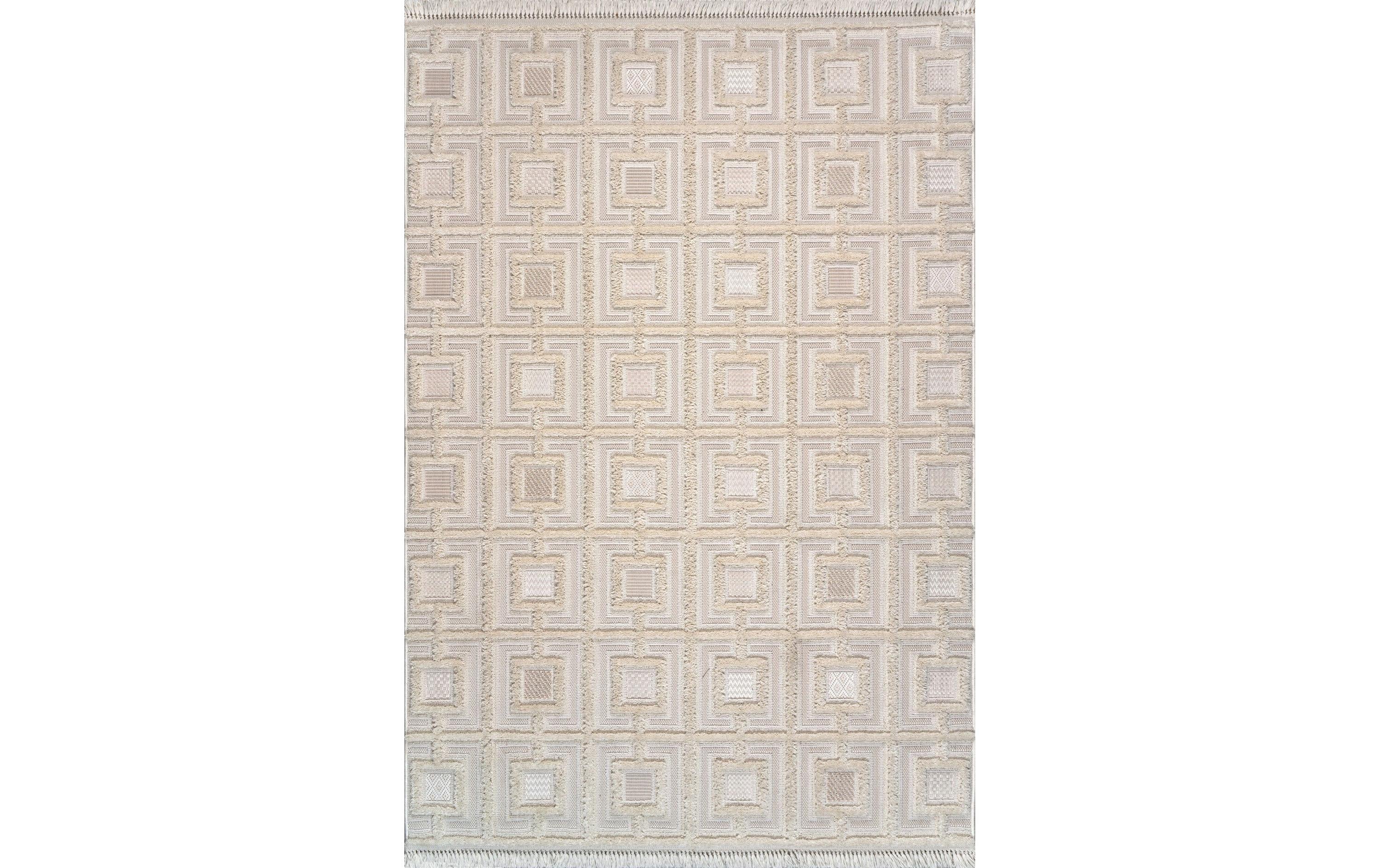 Conceptum Hypnose Teppich Bukle 6658 100% Polyester, 100 x 200 cm, H: 17 mm