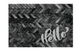 Conceptum Hypnose Fussmatte Arya Hello 40 x 60 cm, PVC, Waschbar bei 30 Grad