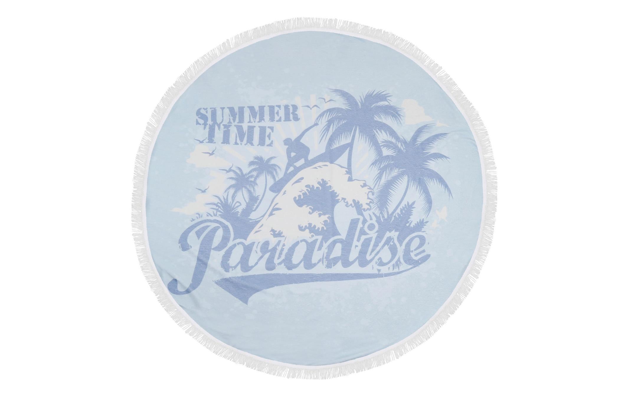 Foutastic Strandtuch Circle B05 Summer 100% Baumwolle, 300 gr/m², 150 cm