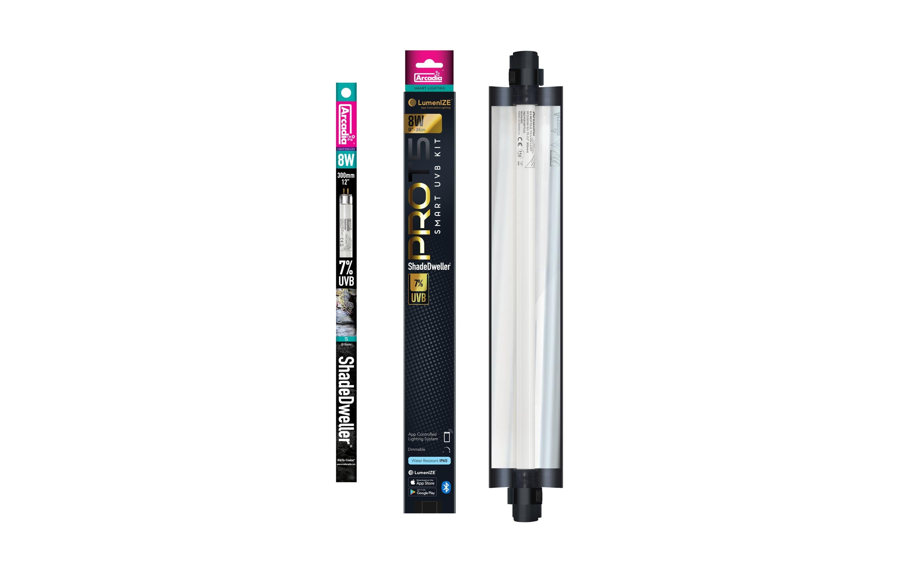Arcadia Lumenize Pro T5 ShadeDweller 7% UVB, 8 Watt