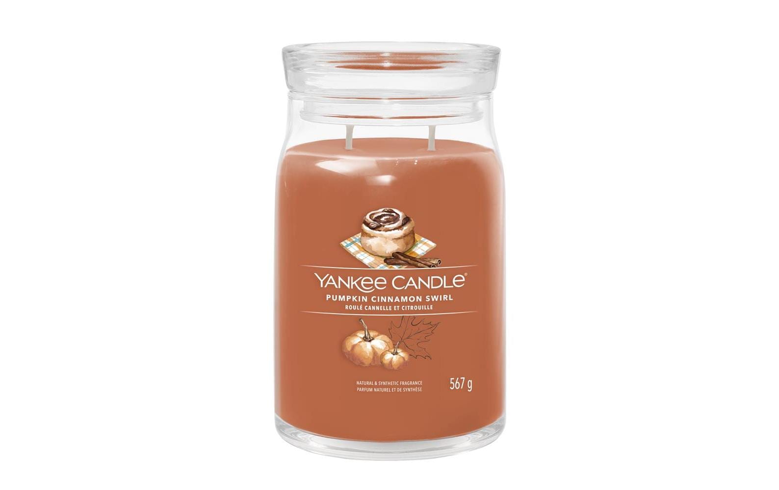 Yankee Candle Pumpkin Cinnamon Swirl Signature Large Jar