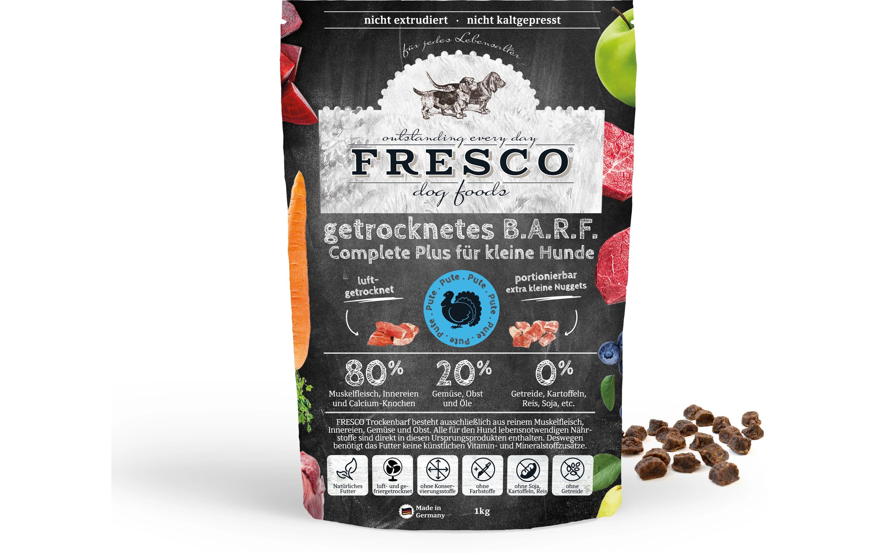 Fresco Trockenbarf Complete Plus Mini Pute 1kg