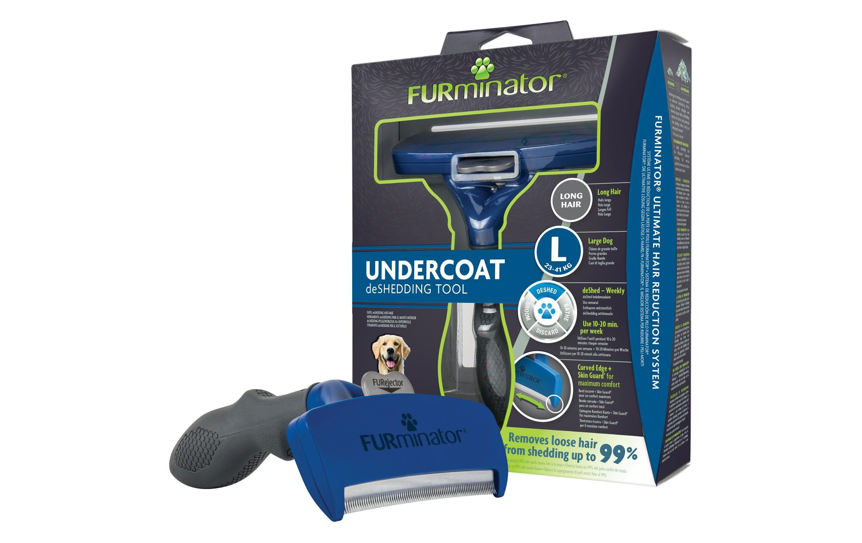 Furminator Hund deShedding L Langhaar 10.2cm