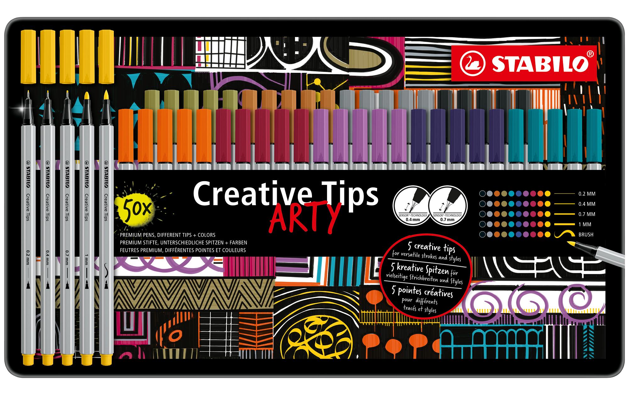 Stabilo Creative Tips ARTY 50er Etui Creative Tips ARTY 50er