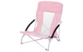 KOOR Strandstuhl Puoolo rosa 55x55x62cm, Polyester, rosa