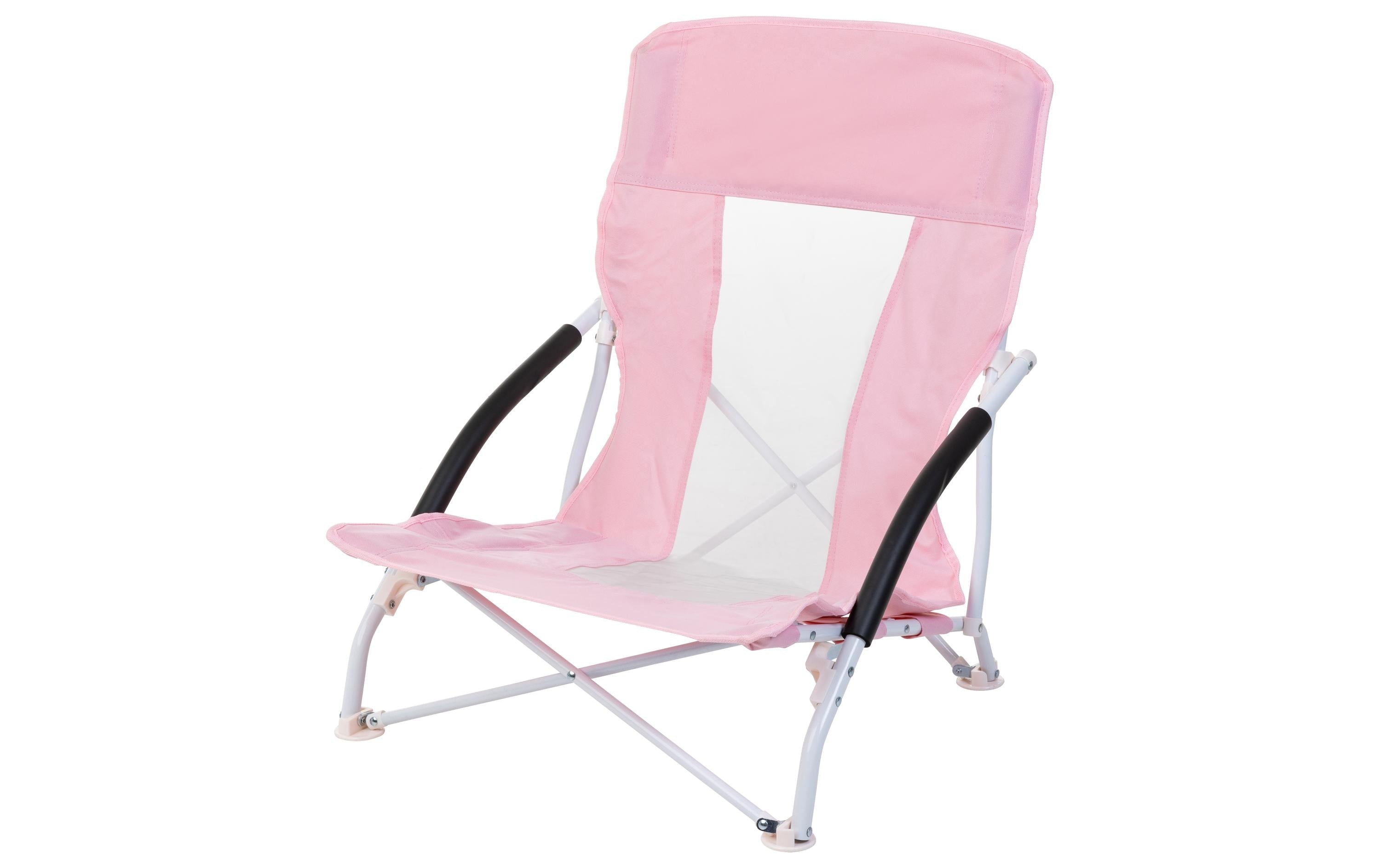 KOOR Strandstuhl Puoolo rosa 55x55x62cm, Polyester, rosa