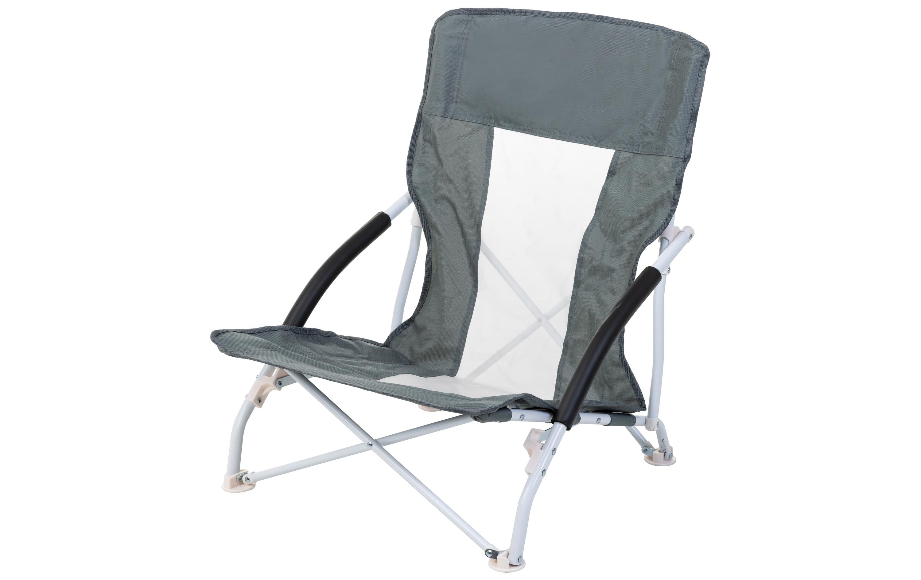 KOOR Strandstuhl Puoolo dunkelgrau 55x55x62cm, Polyester, dunkelgrau
